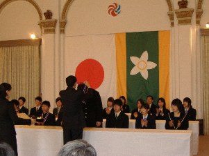 愛媛県文化・スポーツ賞授賞式の様子