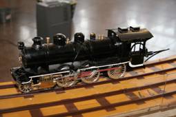 制作した蒸気機関車模型