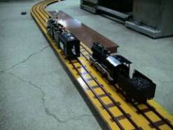 制作した蒸気機関車模型